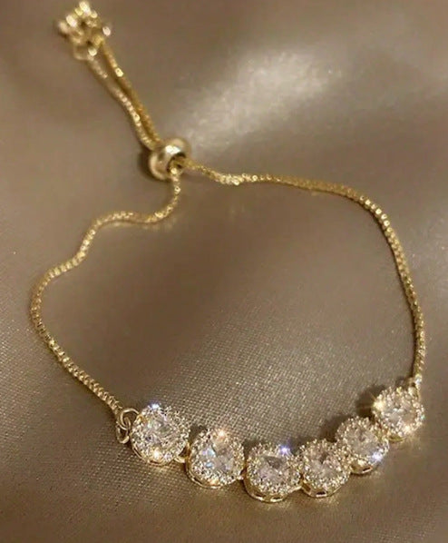 Diamond Petal Bracelet