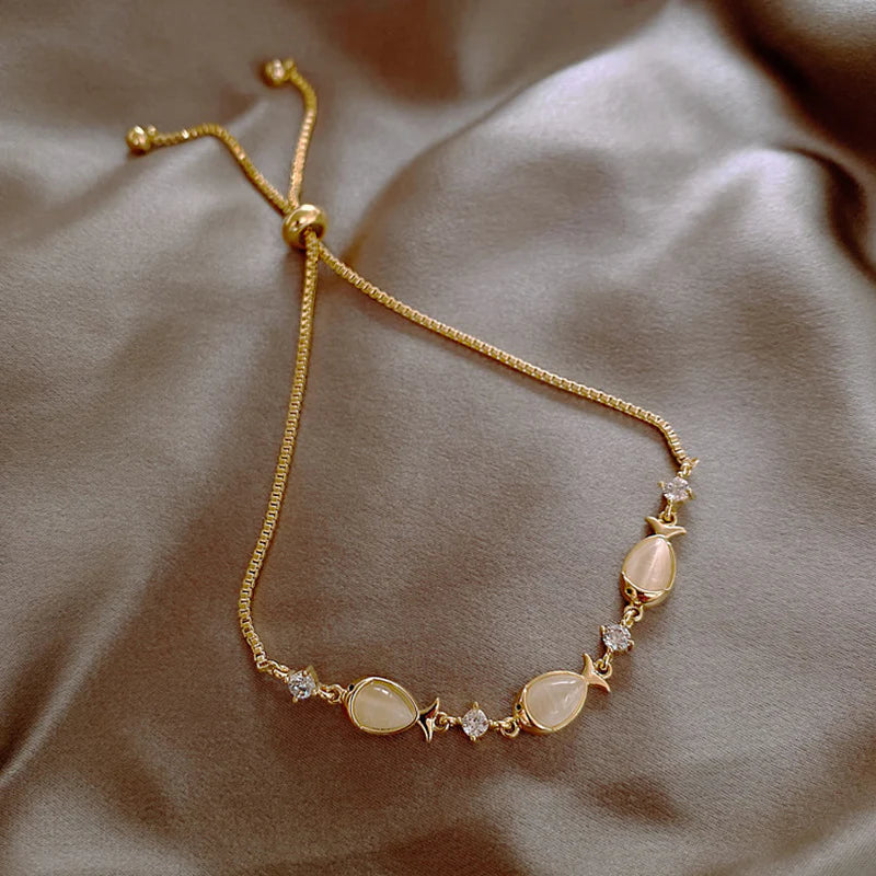 Diamond Petal Bracelet