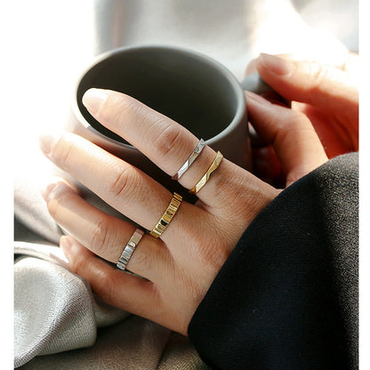 Geometric thin ring