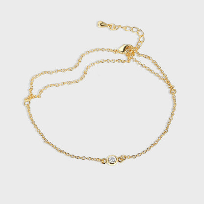 Versatile Diamond Set Finger Bracelet