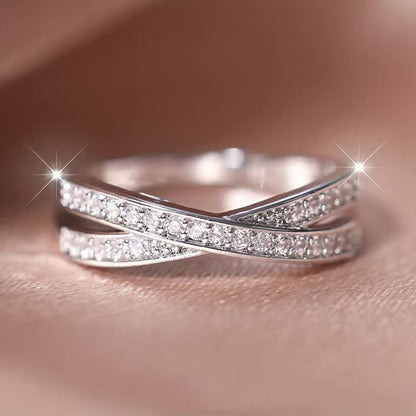 Simple X-shaped cross ring