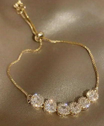 Diamond Petal Bracelet
