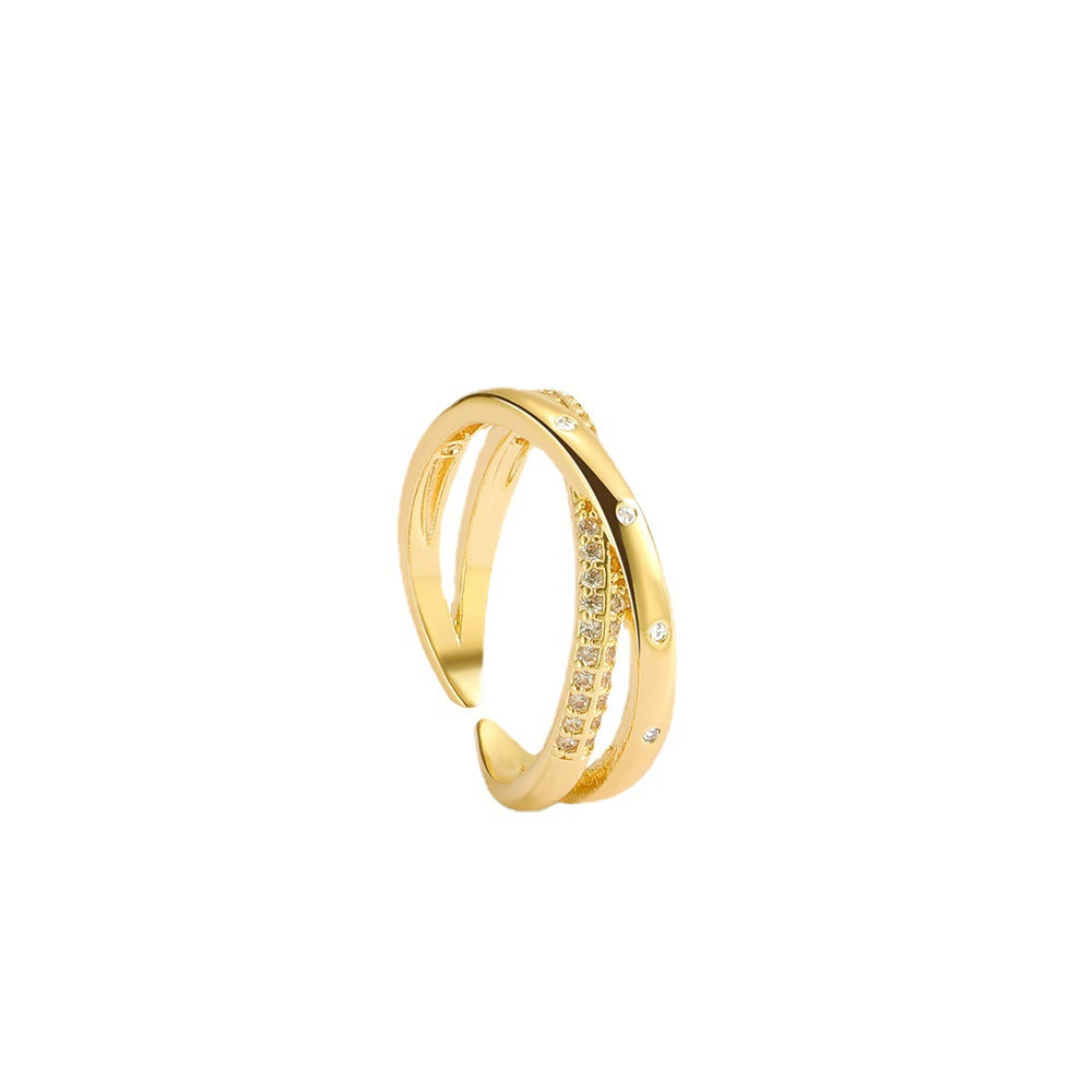 Minimalist Line Diamond Ring