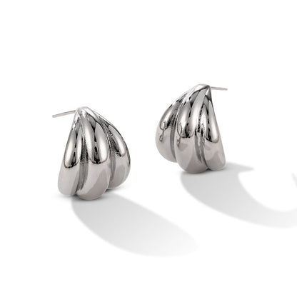 C-shaped Design Fashionable Earrings