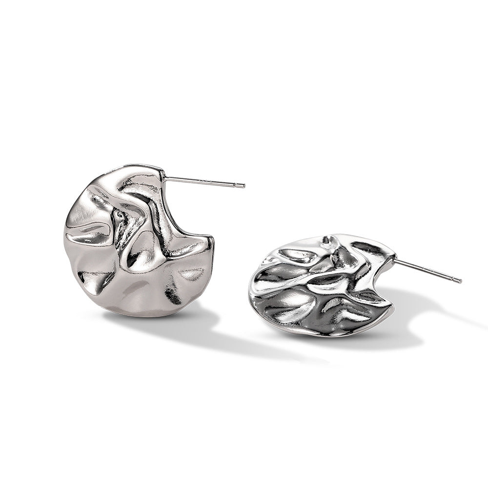 Geometric Round Earrings