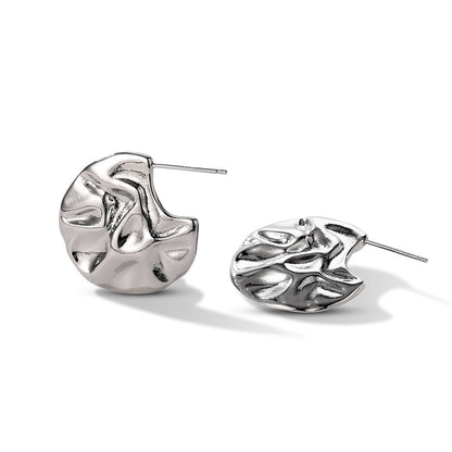 Geometric Round Earrings
