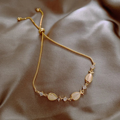 Diamond Petal Bracelet
