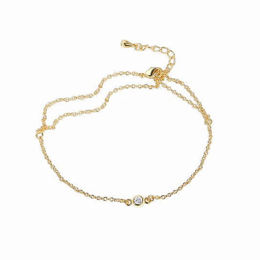 Versatile Diamond Set Finger Bracelet