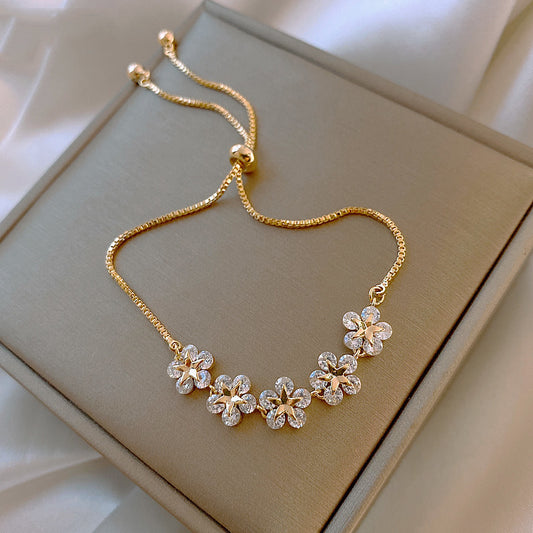 Diamond Petal Bracelet