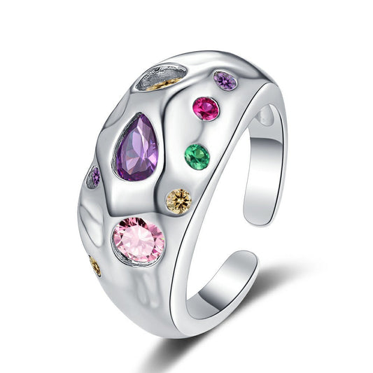 Colored Diamond Ring