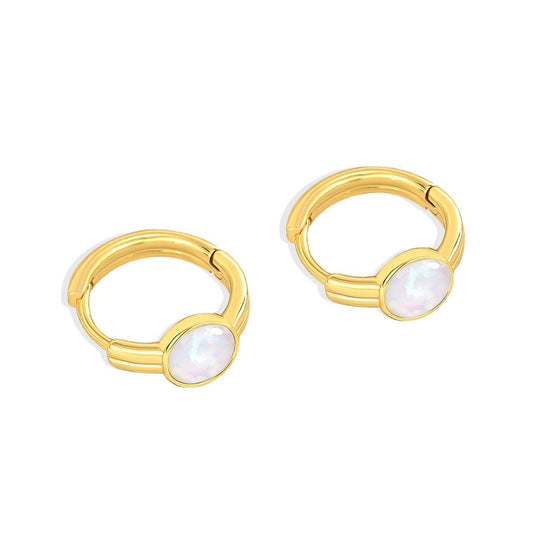 Opal earrings