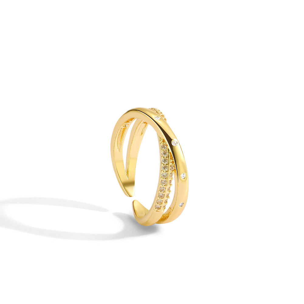 Minimalist Line Diamond Ring
